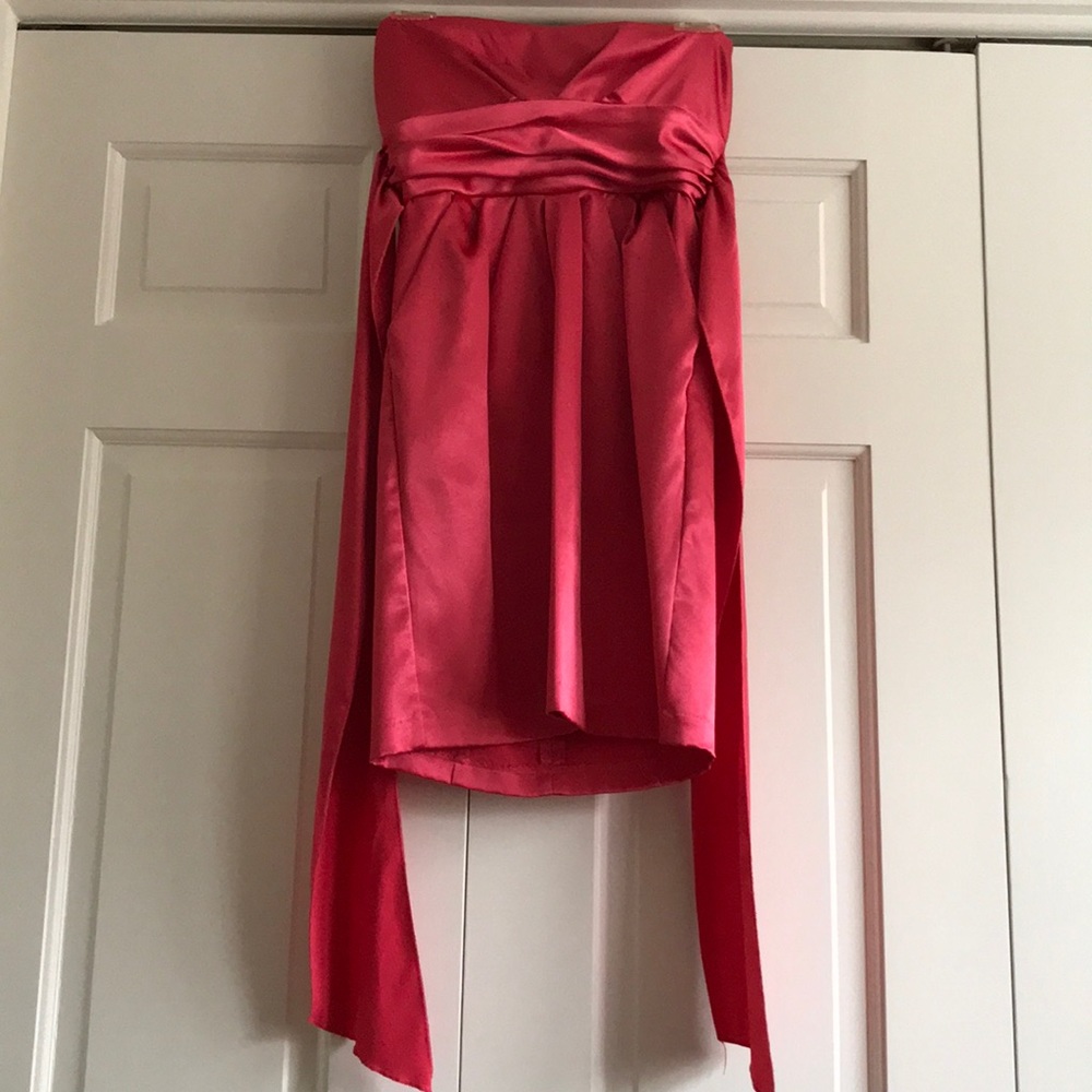 Grass pink dress